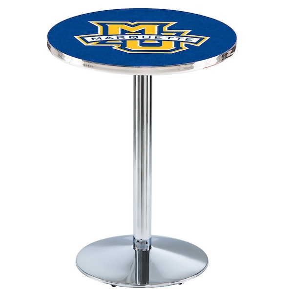 42" Chrome Marquette Pub Table